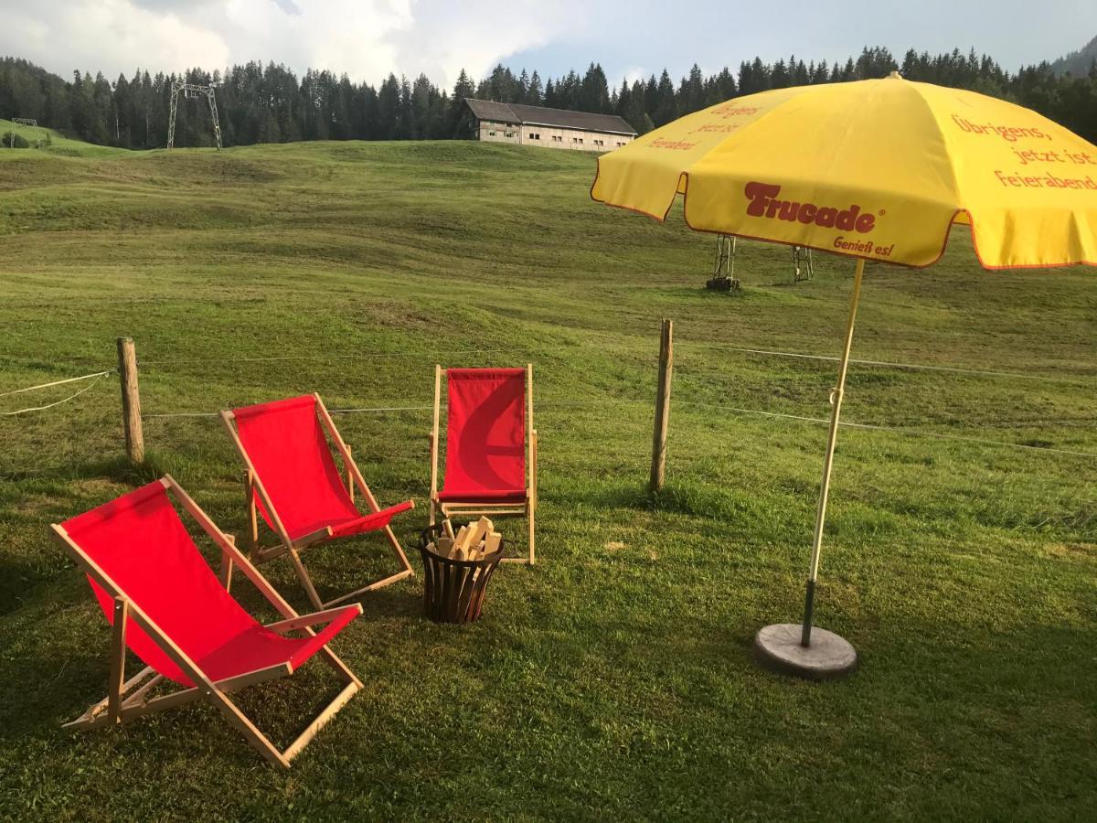 Ferienwohnung Morgentau Am Rande Der Wildnis Sibratsgfäll المظهر الخارجي الصورة