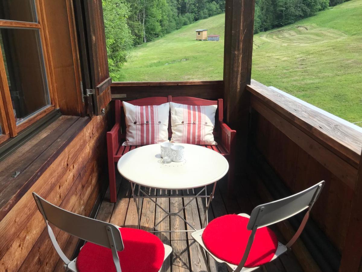Ferienwohnung Morgentau Am Rande Der Wildnis Sibratsgfäll المظهر الخارجي الصورة