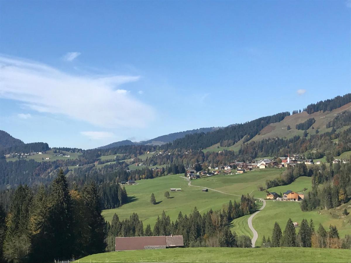 Ferienwohnung Morgentau Am Rande Der Wildnis Sibratsgfäll المظهر الخارجي الصورة