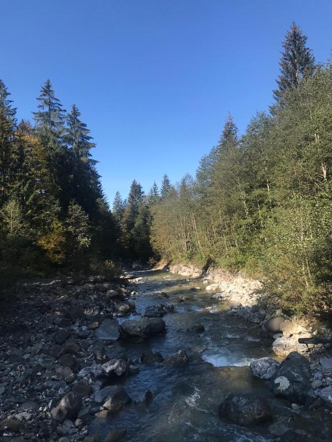 Ferienwohnung Morgentau Am Rande Der Wildnis Sibratsgfäll المظهر الخارجي الصورة